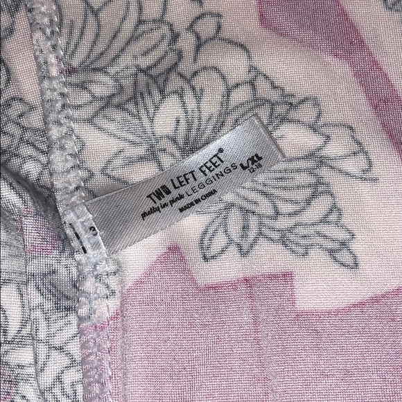 Two Left Feet Pretty In Pink Leggings - Picture 2 of 5